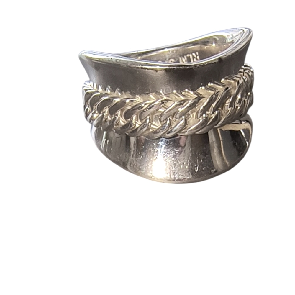 Robert Lee Morris RLM Studio Chunky Sterling Silver Modernist Ring